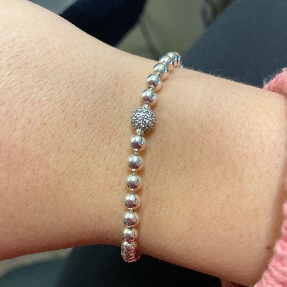 Authentic pandora beads and pave